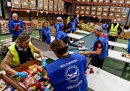 Imagen de archivo del Banco de Alimentos de Bizkaia.