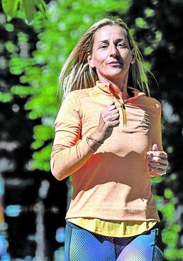 Imagen - Edurne Pérez, de entrenamiento en un parque vitoriano.