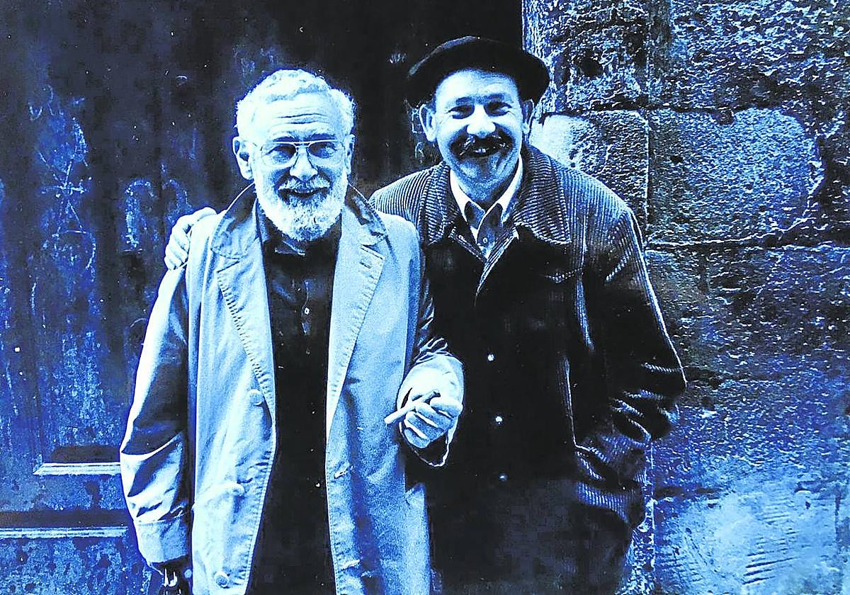 Después de una comida. Su amistad se mantuvo desde que se conocieron.