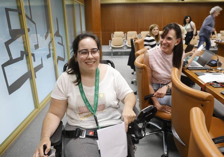 Noelia Da Costa espera que «ojalá llegue» la ayuda a futuros alumnos con movilidad reducida.