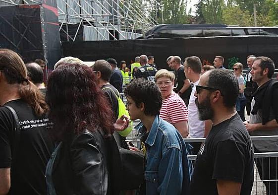 El acceso a Mendizabala, puerta de entrada al festival vitoriano.