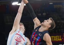 El Barcelona llega al Buesa con el mejor Mirotic y preocupado por Vesely