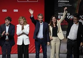 Zapatero ha arropado al PSE-EE en el inicio de campaña en Vitoria.