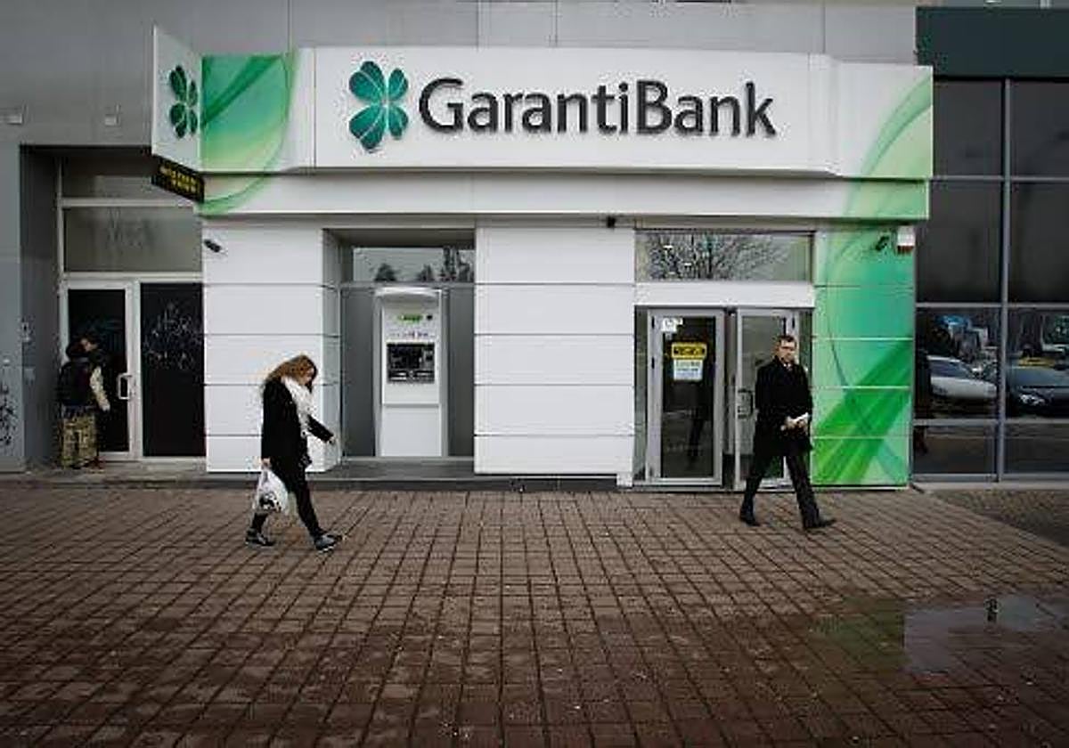Imagen de una oficina de Garanti, el banco filial de BBVA en Turquía.