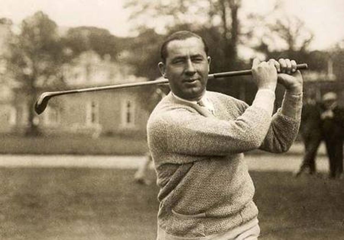 Walter Hagen, en una foto de la década de los 20 del pasado siglo