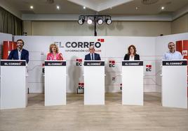 En directo, el debate entre los candidatos a diputado general de Álava