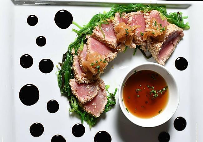 Tataki de atún rojo.