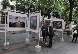 Vista de la selección de las obras en la Gran Vía.