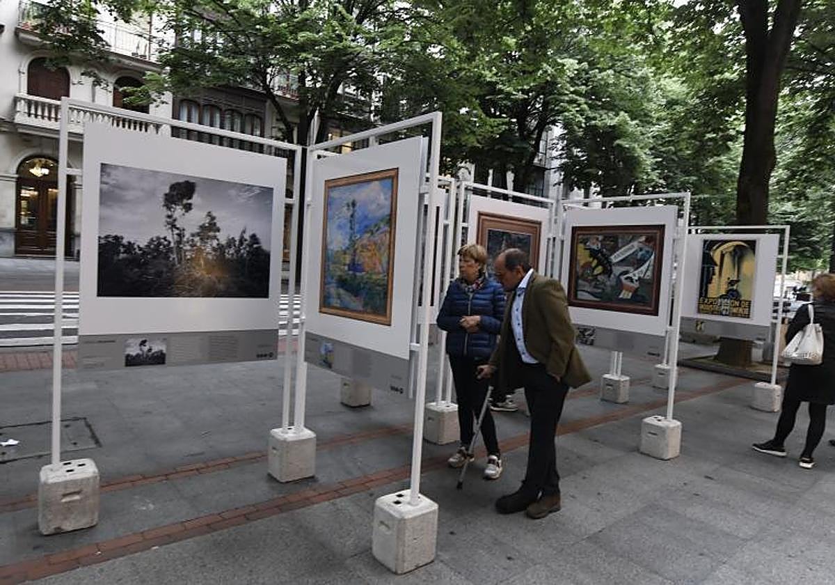 Vista de la selección de las obras en la Gran Vía.