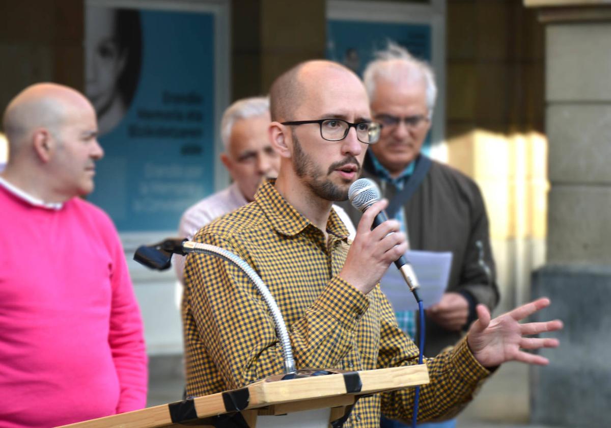 Xabier Benito, candidato a la Alcaldía de Getxo por Elkarrekin Podemos.