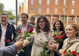 Carmen Díaz, candidata socialista a la Alcaldía de Getxo.