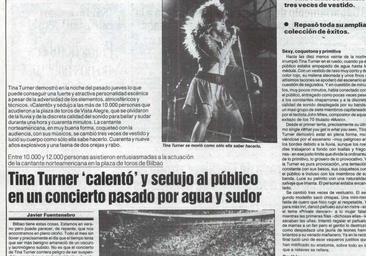 Aquel concierto de 1987 en la plaza de toros de Bilbao