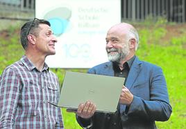 Ludger Schmidt y Marius Weinkauf son dos de los extranjeros residentes en Bizkaia que pueden ejercer su derecho al voto.