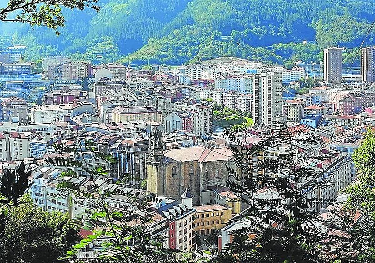 Panorámica de Eibar.