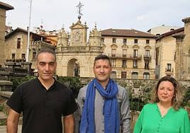 Julián Ríos, Jorge Varela y Rebeca Aguilera