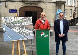 El PNV de Gernika presentó su proyecto para la rampa del ambulatorio.