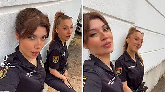 Dos falsas policías desatan la confusión al bailar una canción de reggaeton