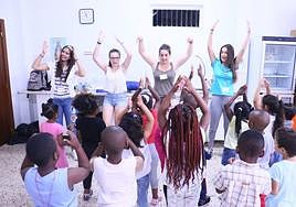 Imagen de una actividad anterior organizada por Berakah y otra ONG en Vitoria.