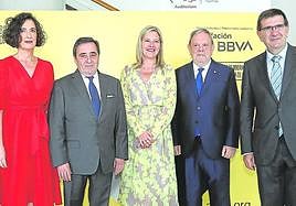 Bingen Zupiria, Lorea Bilbao, Juan Carlos Matellanes, Ana Otadui, Pedro Azpiazu y Juan José Etxeberria.
