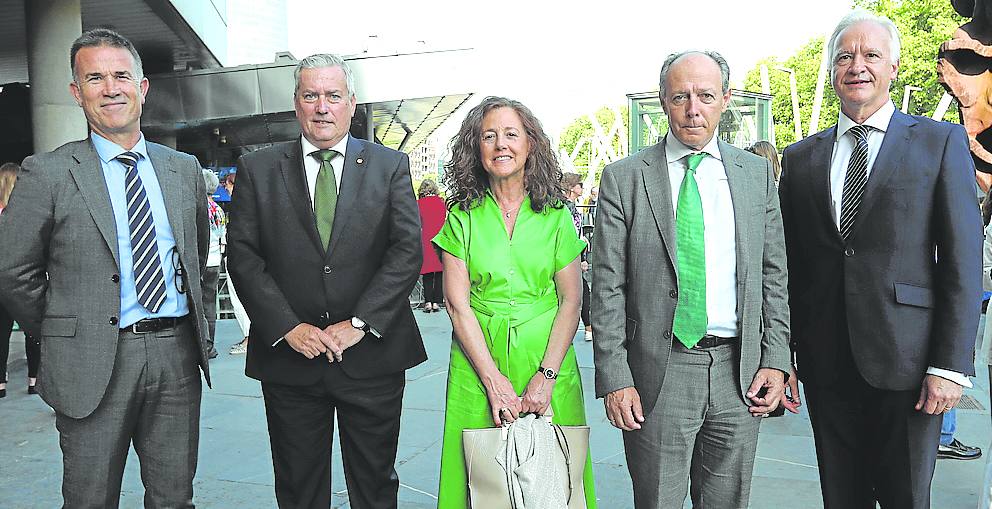 Juanra Rey, Iñaki Navarro, Mónica Cuñado, Juan Ramírez Escudero y Donato González.