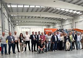 Inaguración de la nueva nave en Subillabide.