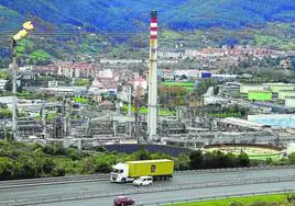 Vista general de las instalaciones de la refinería de Petronor, en Muskiz.