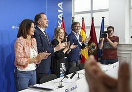 El PP vasco ha celebrado su junta directiva regional este miércoles en Bilbao.