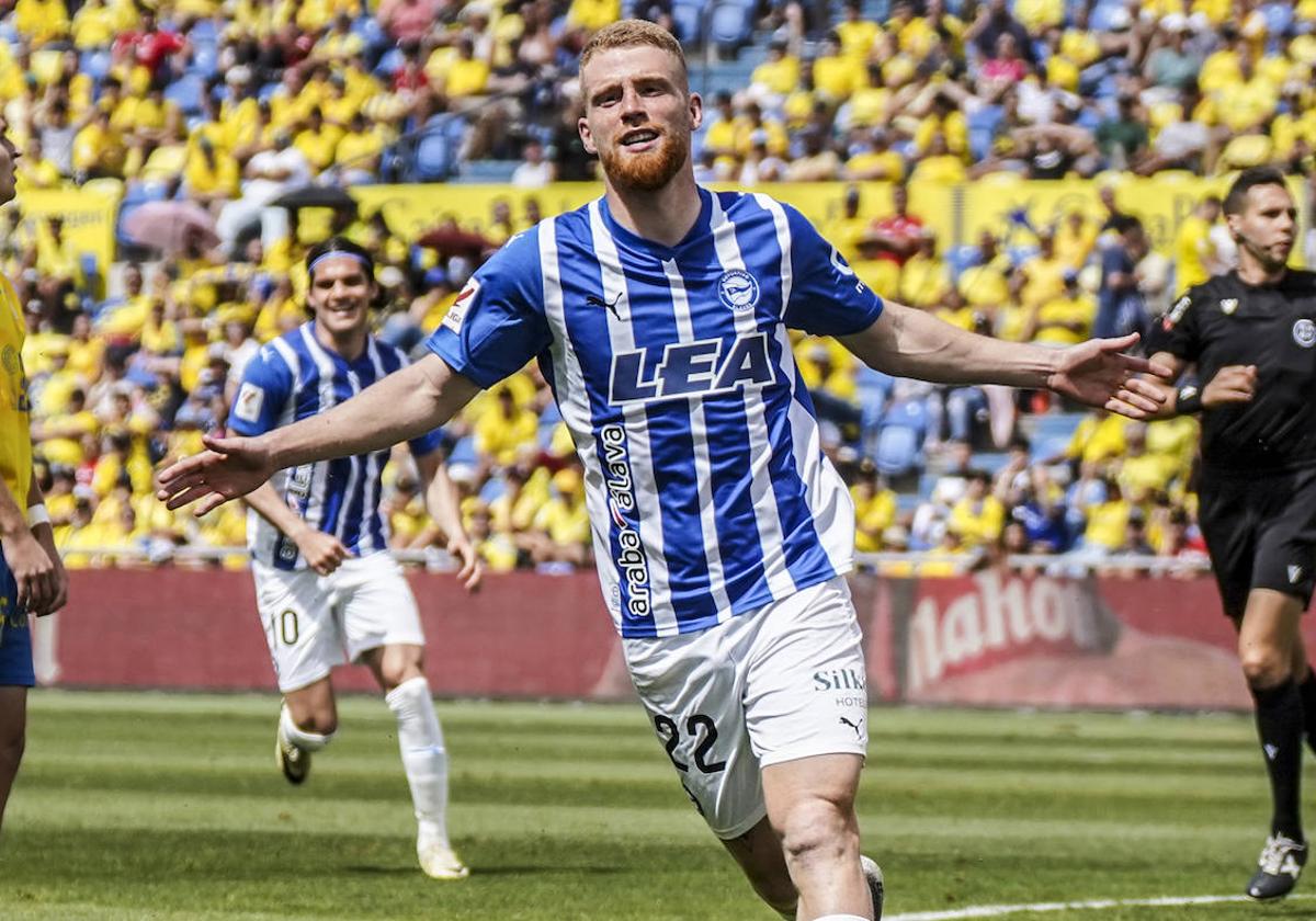 El 1x1 del Las Palmas-Alavés: Carlos Vicente vuelve a marcar. Y tú, ¿quién crees que ha destacado?