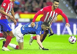 De una pérdida de Sancet en el centro del campo llegó el segundo gol del Atlético.