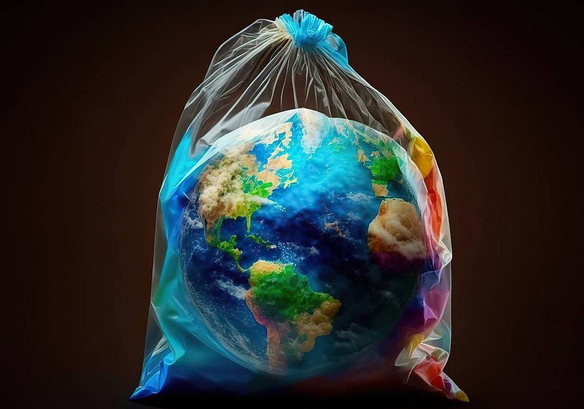 Plastikozko ehunek askotan ozeanoetan amaitzen dute, denbora kopuru zehaztugabean han metatuz.