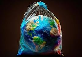 Plastikozko ehunek askotan ozeanoetan amaitzen dute, denbora kopuru zehaztugabean han metatuz.