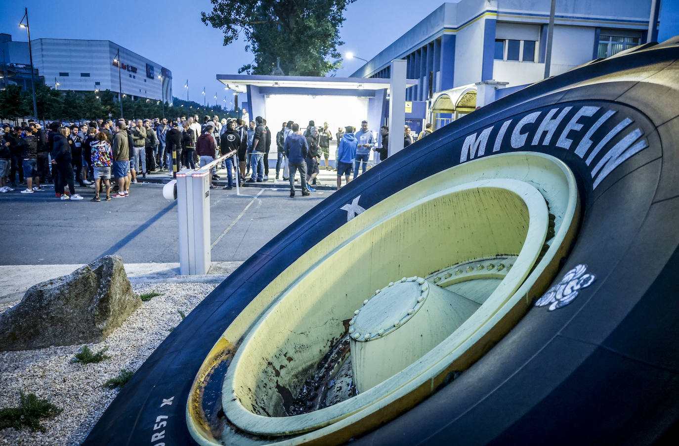 Primera jornada de huelga en la fábrica de Michelin en Vitoria