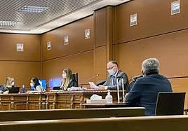 El bodeguero, durante la vista oral celebrada en la Audiencia Provincial de Álava el año pasado.