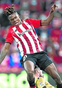 Imagen - Nico Williams en San Mamés.