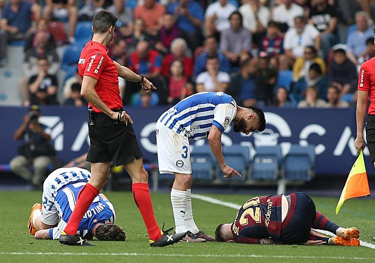 Imagen del último partido entre ambos.
