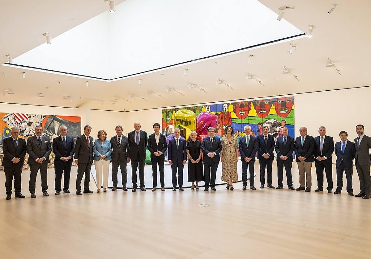 El lehendakari ha presidido esta tarde la reunión del patronato del Guggenheim.