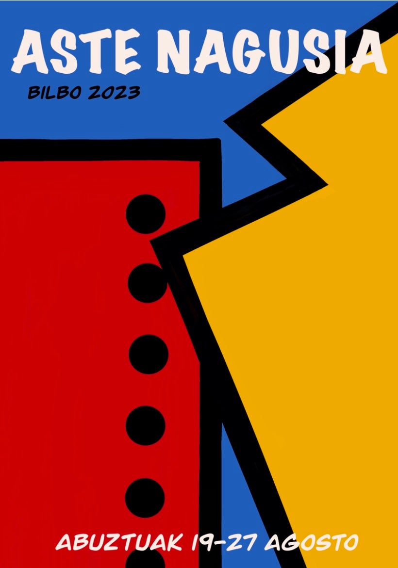 Los seis carteles finalistas de la Aste Nagusia 2023