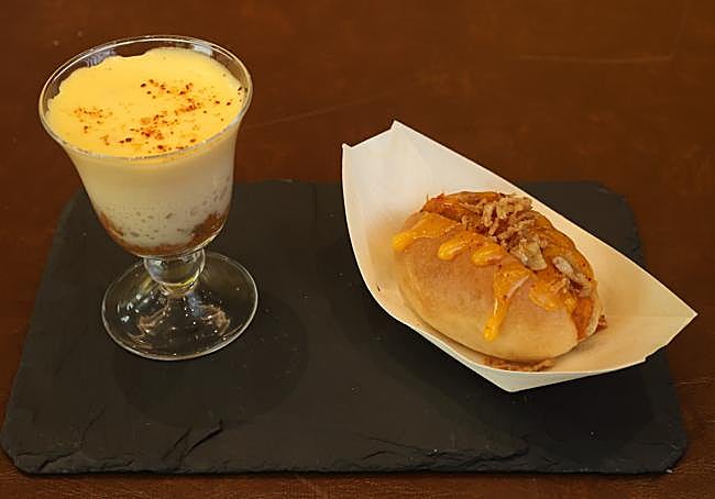 Imagen del elaborado pintxo de Eneko Atxa.