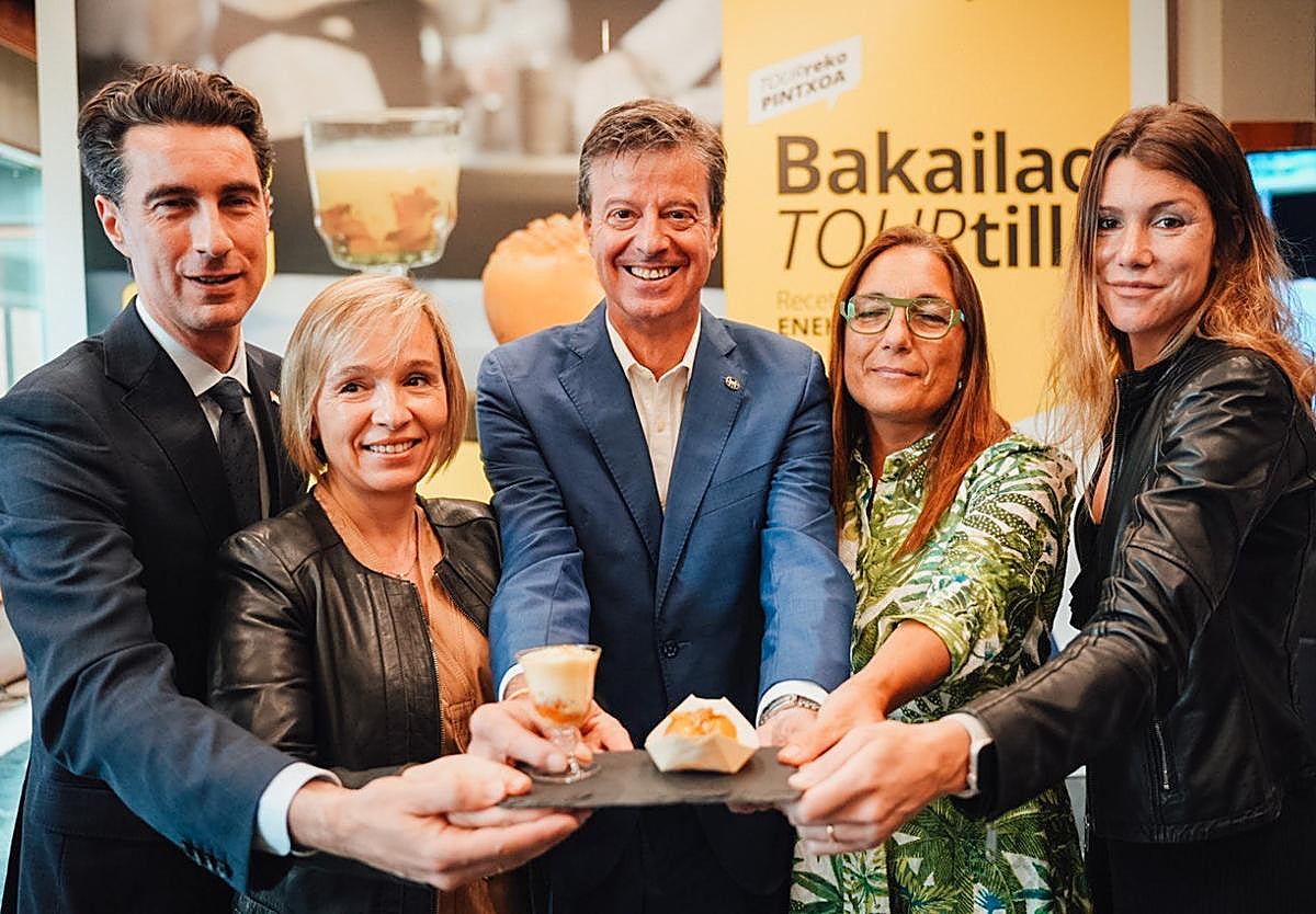 El pintxo de Eneko Atxa para el Tour ha sido presentado este miércoles.