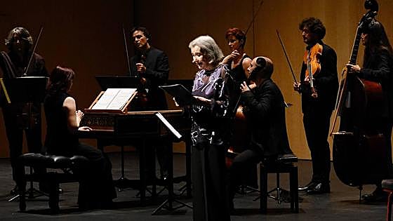 Núria Espert participa en una «velada espiritual» de 'Las cuatro estaciones' de Vivaldi en Vitoria