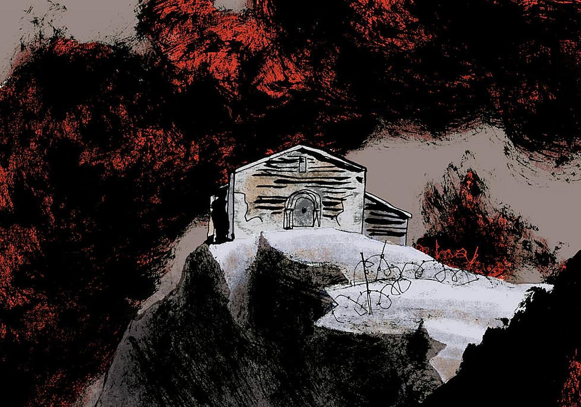 Parte de la portada de este cómic, que recoge sucesos ocurridos en Las Encartaciones en la Guerra Civil y la Dictadura.