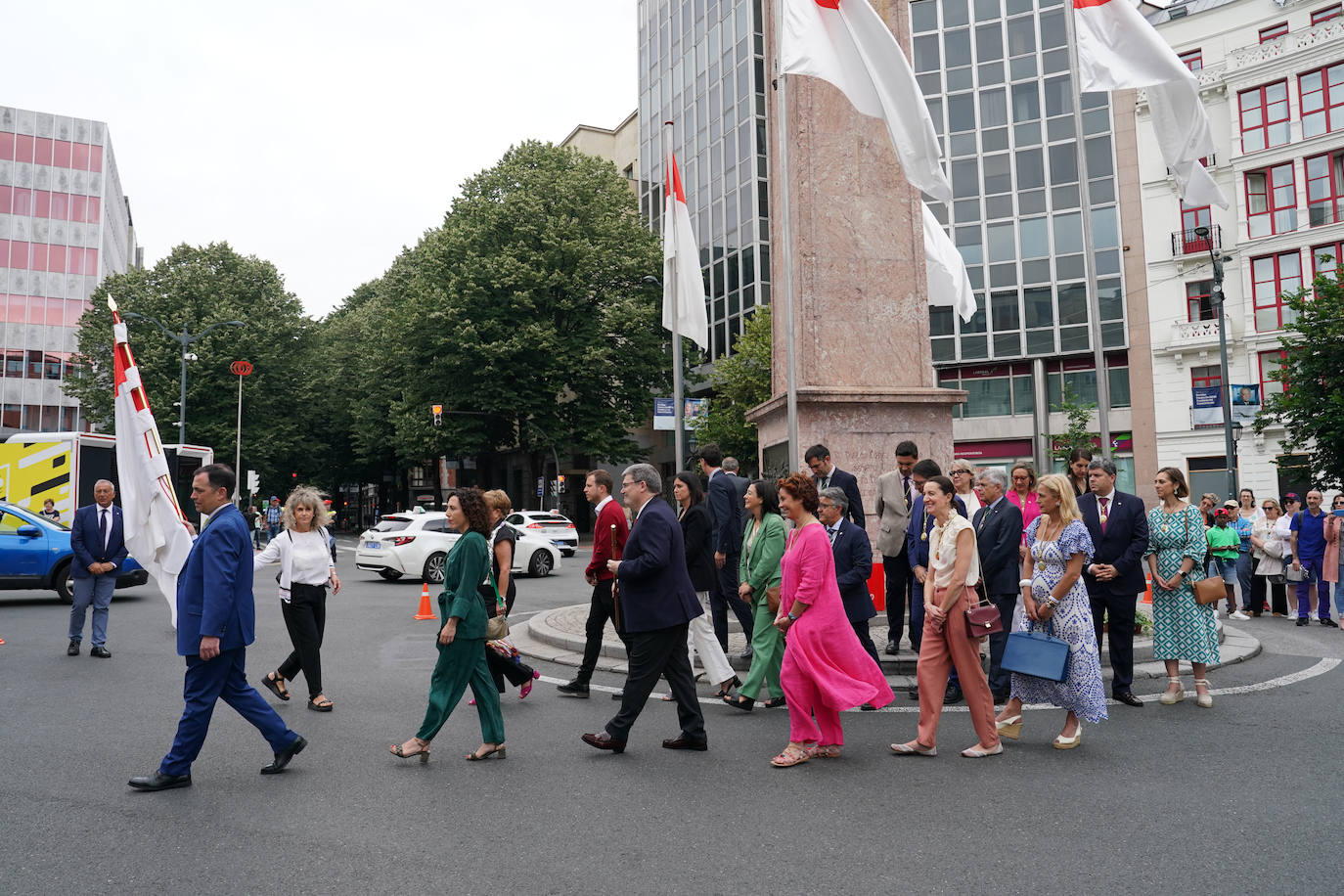 Primer acto de la nueva Corporación de Bilbao