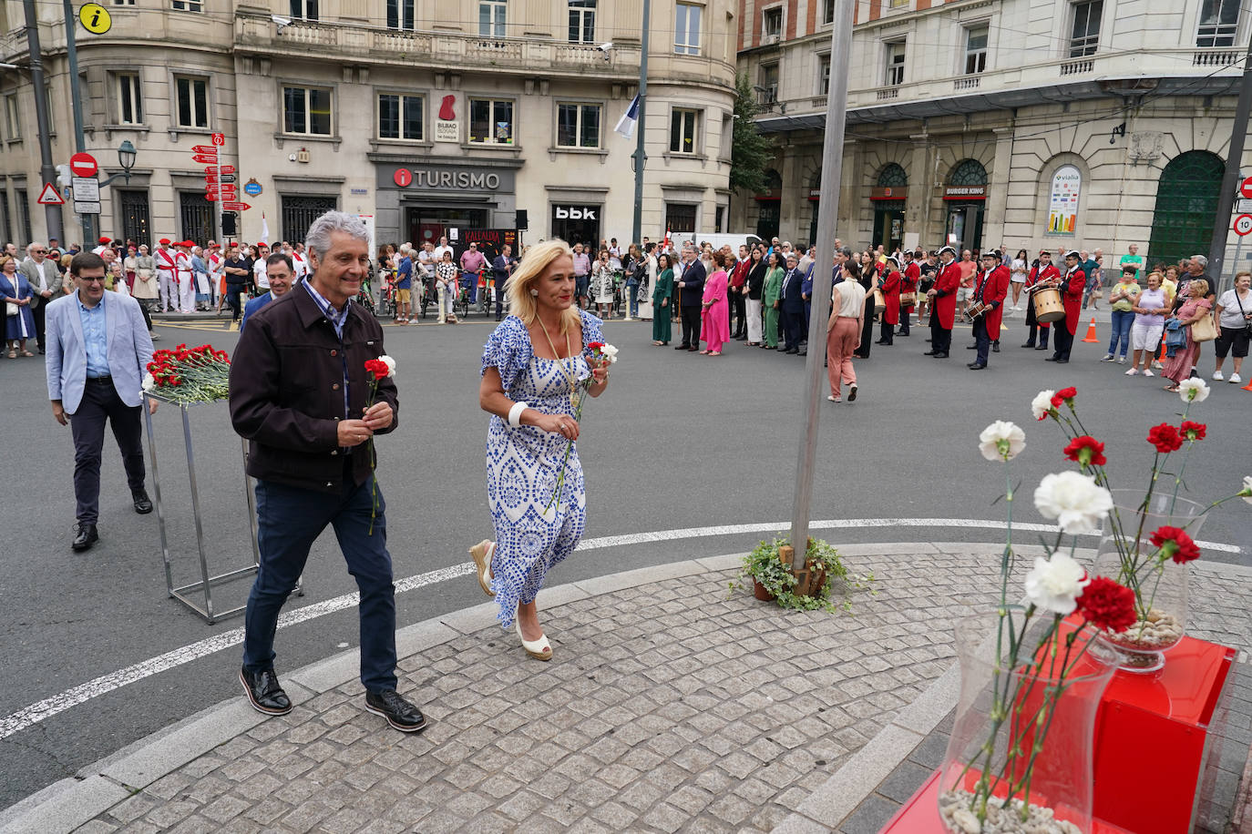 Primer acto de la nueva Corporación de Bilbao