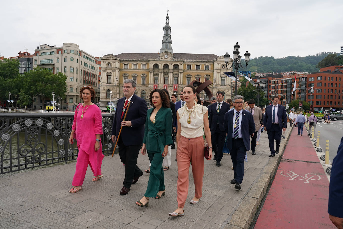 Primer acto de la nueva Corporación de Bilbao