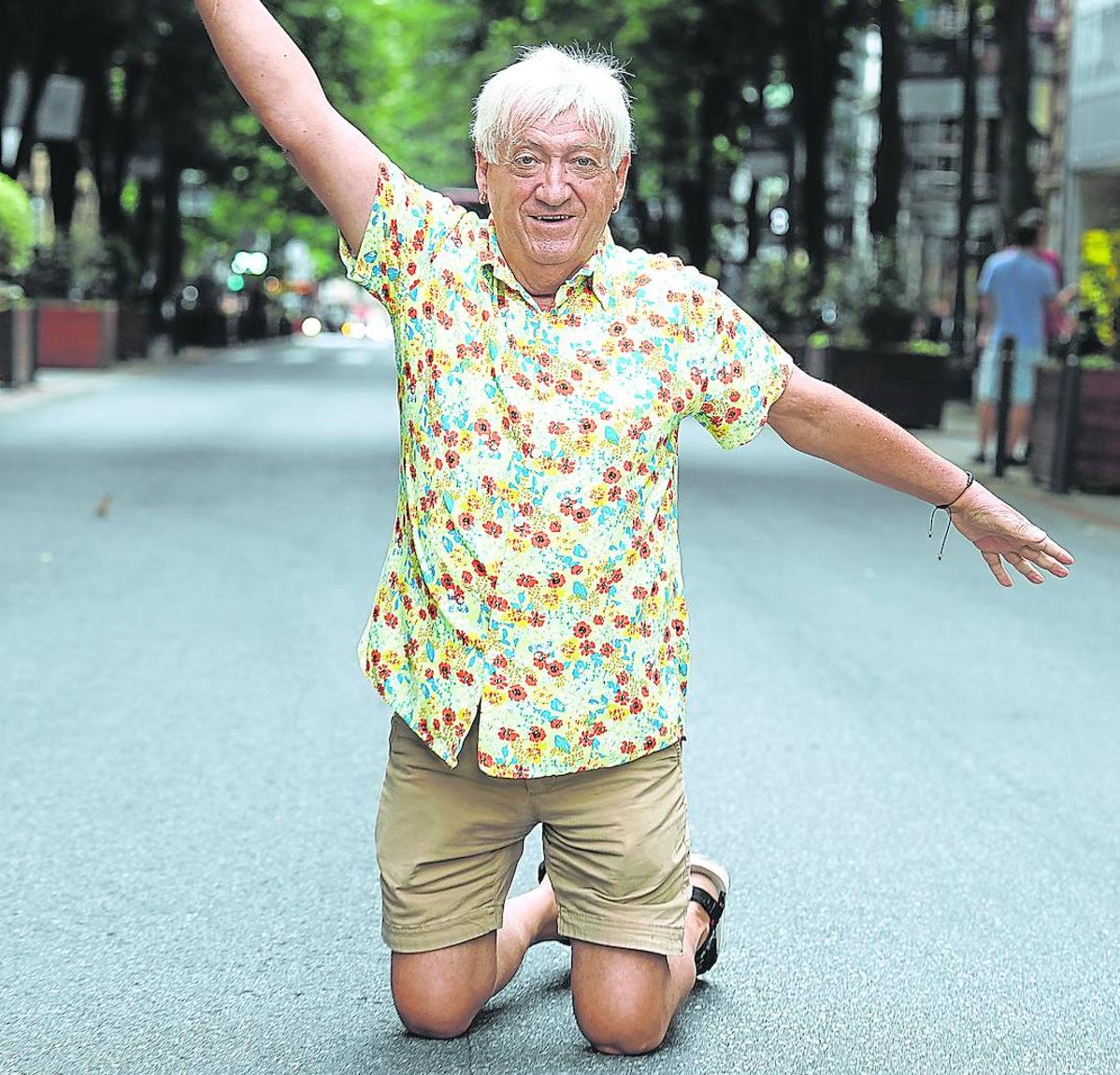 José Antonio Nielfa La Otxoa, en la Gran Vía.