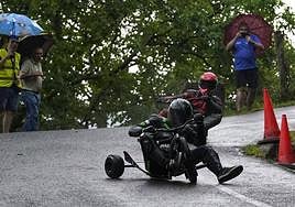 Las imágenes de los valientes y sus goitiberas en Zaldibar