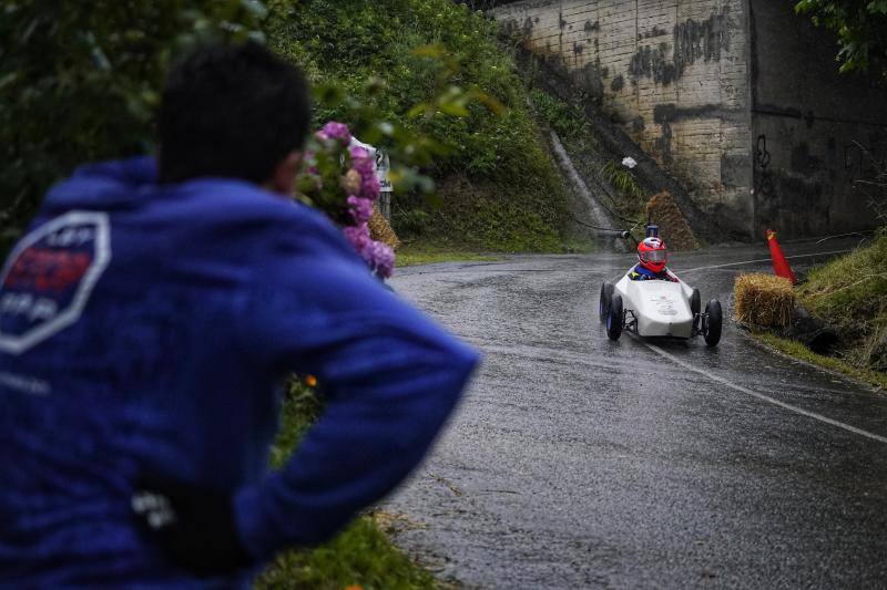 Las imágenes de los valientes y sus goitiberas en Zaldibar