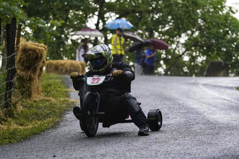 Las imágenes de los valientes y sus goitiberas en Zaldibar