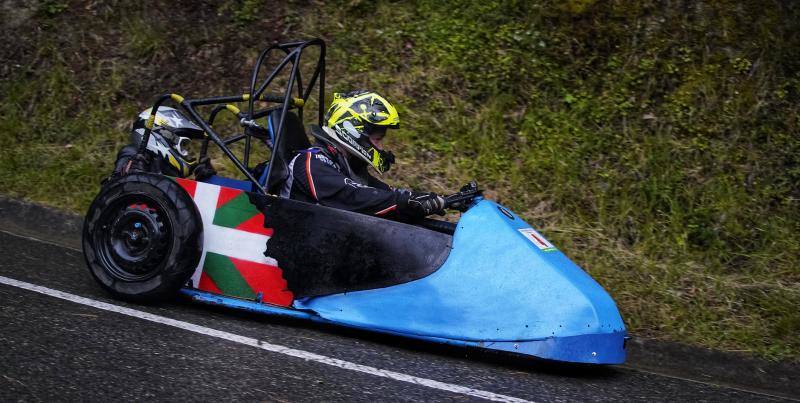 Las imágenes de los valientes y sus goitiberas en Zaldibar