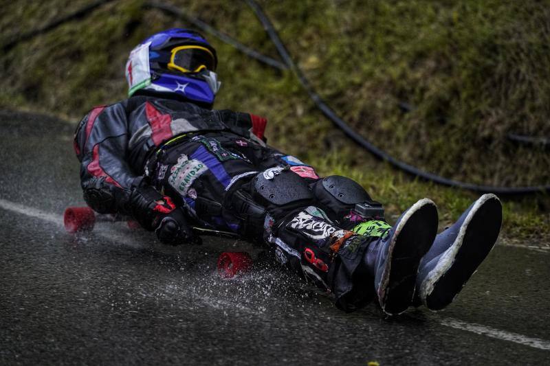 Las imágenes de los valientes y sus goitiberas en Zaldibar